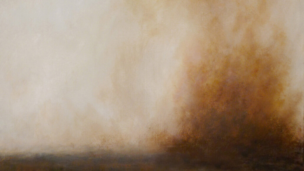 Steffie Wallace, Dust Storm near Silverton. Oil on linen, 122 x 92cm.