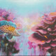 Eugene Rubuls, Pink Corals. Acrylic on canvas, 45.5 x 91.5cm.