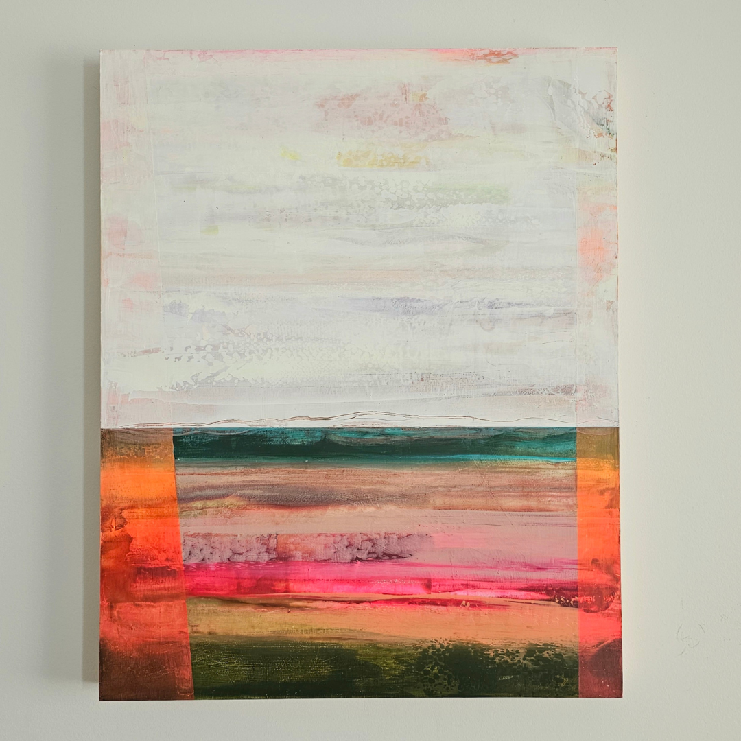 Sunset Haze, mixed media by Briar York