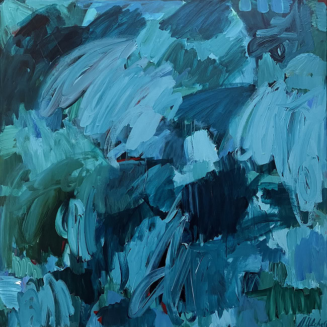 Memories of You, Acrylic on Canvas by Myra Mitchell